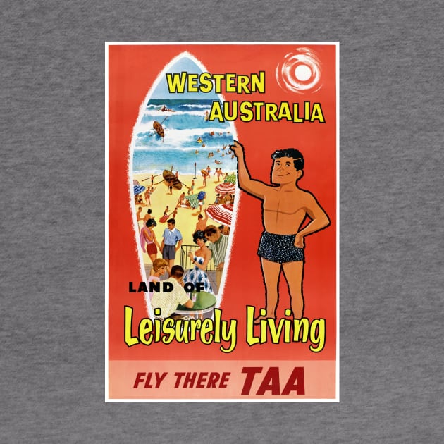 Vintage Travel Poster Western Australia by vintagetreasure